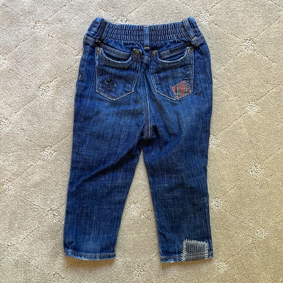 Ralph Lauren Girls Patchwork Skinny Jeans - Picture 4 of 8